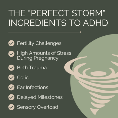 The Perfect Storm: pregnancy stress, birth interventions, and early-life stressors linked to ADHD